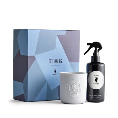 L&#39;Objet Cote Maquis Room Spray With Candle Gift Set AP5303, MPN: AP5303, 810009643296