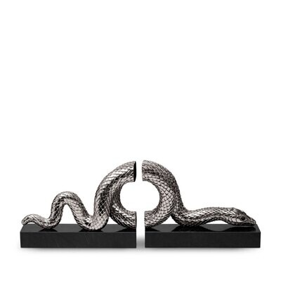L&#39;Objet Snake Platinum Bookend Set, MPN: DAC953,