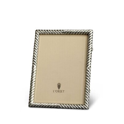 L&#39;Objet Deco Twist 4 x 6 Inch Platinum Picture Frame, MPN: F3200S, 816279012602