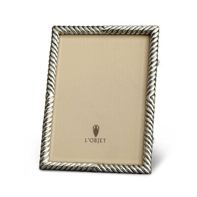 L&#39;Objet Deco Twist 5 x 7 Inch Platinum Picture Frame, MPN: F3200M, 816279012596
