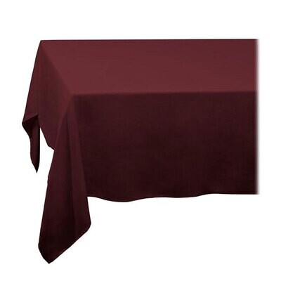 L&#39;Objet Linen Sateen Tablecloth Medium Wine LN4520, MPN: LN4520,