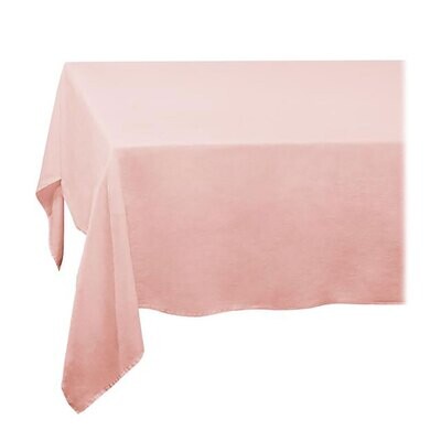 L&#39;Objet Linen Sateen Tablecloth Large Pink LN4421, MPN: LN4421,