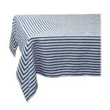 L&#39;Objet Linen Sateen Concorde Tablecloth Blue Light Blue Large LN5221, MPN: LN5221,