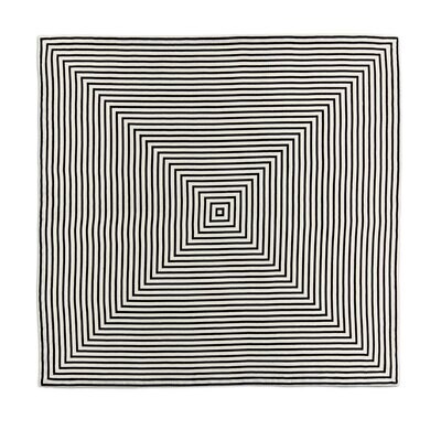 L&#39;Objet Linen Sateen Concorde Napkins Set of 4
 Black Ecru LN5311, MPN: LN5311,