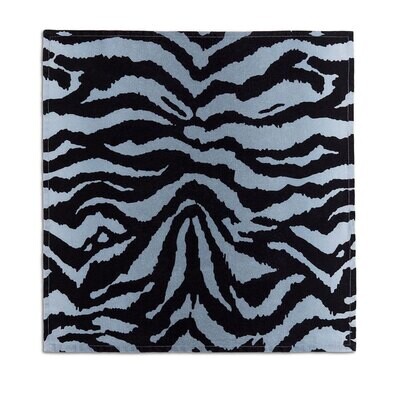 L&#39;Objet Linen Sateen Tiger Napkins Set of 4 Blue LN5911, MPN: LN5911,