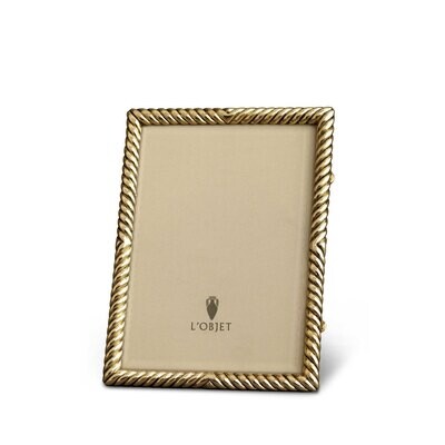 L&#39;Objet Deco Twist 4 x 6 Inch Gold Picture Frame, MPN: F3201S, 816279012633
