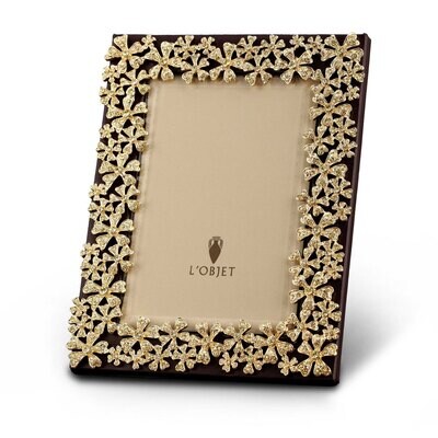 L&#39;Objet Garland 8 x 10 Inch Gold with Yellow Crystals Picture Frame, MPN: F7001L, 878365003871