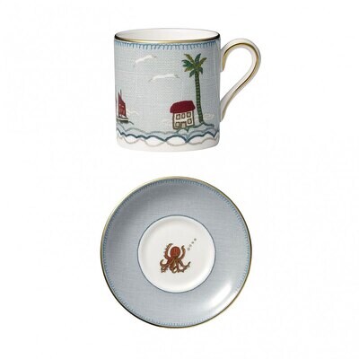 Wedgwood Sailors Farewell Espresso Cup &amp; Saucer Set  1050203, MPN: 1050203, 701587422567