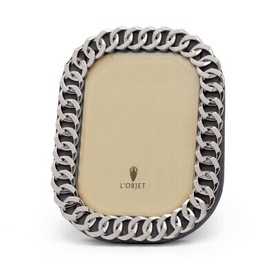 L&#39;Objet Cuban Link Picture Frame 8 x 10 Inch F4100L, MPN: F4100L, 810009643012