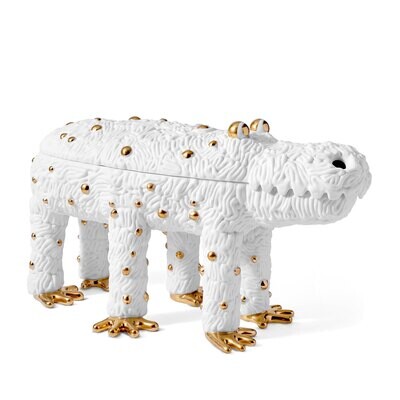 L&#39;Objet Haas Pedro The Croc Box Limited Edition of 250 White Gold HB938, MPN: HB938, 810009644156