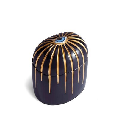 L&#39;Objet Lito-C and le Blue and Gold Evil Eye Candle LxL20, MPN: LxL20,