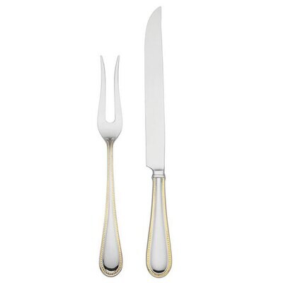 Reed and Barton Lyndon Gold Flatware 2 Piece Carving Set 869667, MPN: 869667, 735092256034