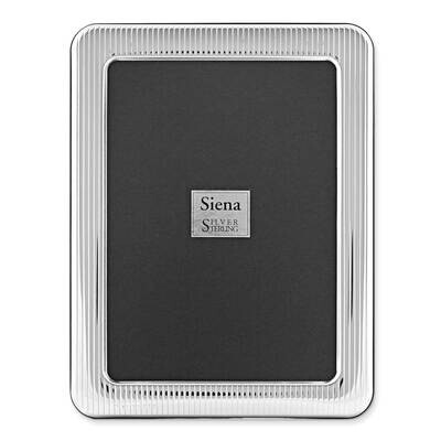 Bilaminate Grooved 4X6 Picture Frame Sterling Silver GM12509, MPN: GM12509,