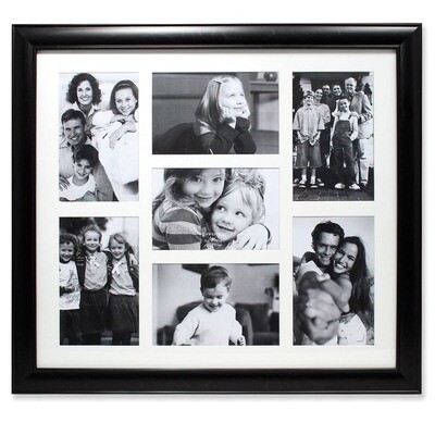 Black Collage Picture Frame - Seven Opening 4 x 6 Inch Gallery Picture Frame GM14224, MPN: GM14224,…
