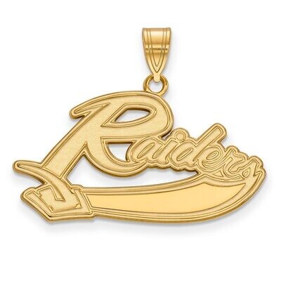 Mt Union College Large Pendant Gold-plated Silver GP001MUC, MPN: GP001MUC, 886774890241