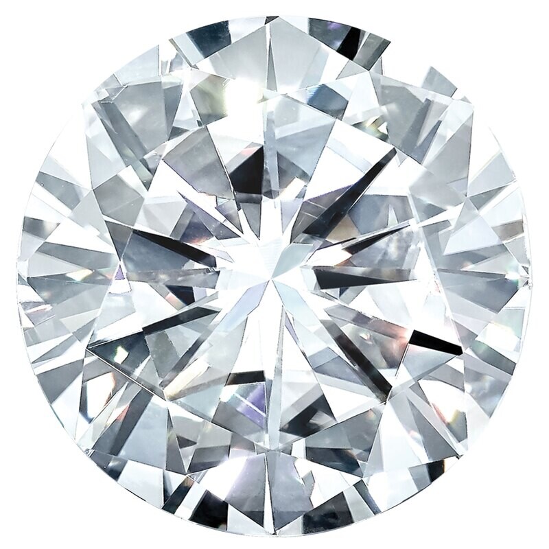 Moissanite Pure Light E F Color 15mm Round Diamond Cut MT-1500-RDD-QP, MPN: MT-1500-RDD-QP,