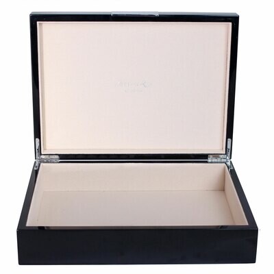 Addison Ross Black Storage Box8 x 11 Inch Lacquer BX1500, MPN: BX1500, UPC/EAN: 5024043189695