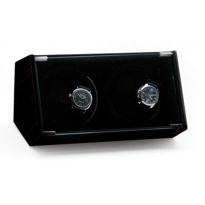 Rotations Black Finish Quad Watch Winder High Gloss GM18036, MPN: GM18036, 191101878312