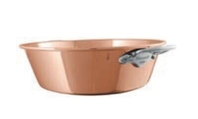 Mauviel M&#39;Passion Copper Jam Pan with Stainless Steelhandles 30cm 451300