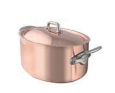 Mauviel M&#39;150S Oval Cocotte with Lid 30cm 613330