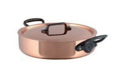 Mauviel M'150CI Rondeau with Lid 24cm 643025