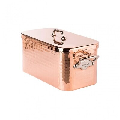 Mauviel Hammered Copper Braisingpan with Bronze Handles Tin Inside 215330