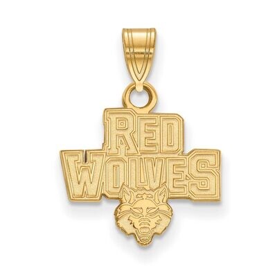 Arkansas State University Small Pendant 14k Yellow Gold 4Y005ASU, MPN: 4Y005ASU, 886774863825