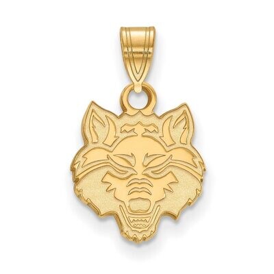 Arkansas State University Small Pendant Gold-plated Silver GP001ASU, MPN: GP001ASU, 886774889191