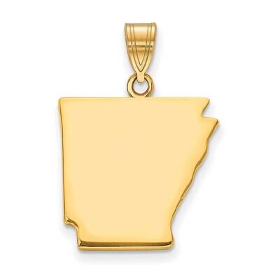 Ar State Pendant Bail Only 14k Gold XNA707Y-AR, MPN: XNA707Y-AR, 886774753850
