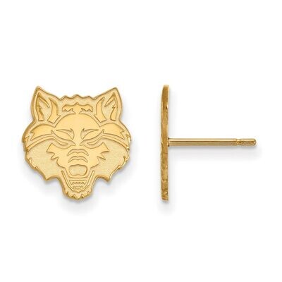 Arkansas State University Small Post Earring Gold-plated Silver GP004ASU, MPN: GP004ASU, 8867748976…