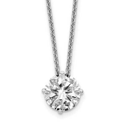 1.50ct. 7.5mm Round G H I True Light Moissanite Solitaire Necklace 14k White Gold WG113-23MT, MPN: …