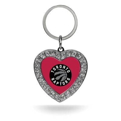 NBA Toronto Raptors Rhinestone Heart Key Ring GC7927, MPN: GC7927, 94746939878