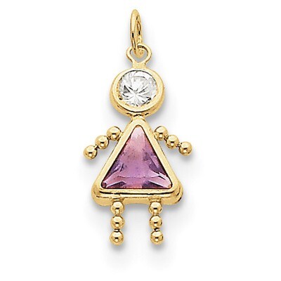 June Girl Birthstone Charm 10k Gold 10XCK166, MPN: 10XCK166, 716838192670