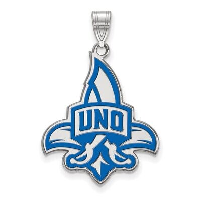 University of New Orleans x-Large Enamel Pendant Sterling Silver SS014UNO, MPN: SS014UNO, 886774726…