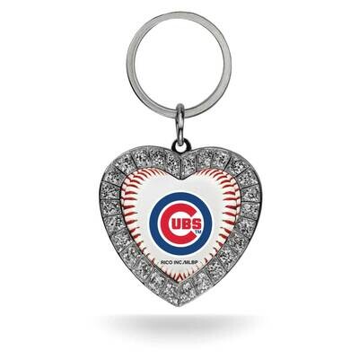 MLB Chicago Cubs Rhinestone Heart Key Chain GC7874, MPN: GC7874, 94746936976