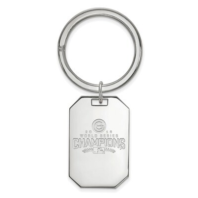 Chicago Cubs 2016 World Series Key Chain Sterling Silver SS006CUB16, MPN: SS006CUB16,