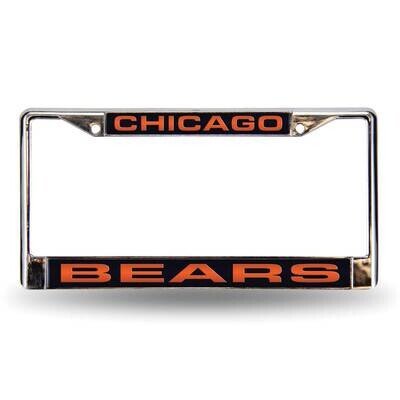 NFL Chicago Bears Blue Laser Chrome Car License Plate Frame GC7075, MPN: GC7075, 94746402426