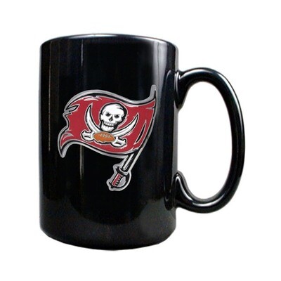 Tampa Bay Buccaneers 15oz Black Ceramic Mug GC161, MPN: GC161, 89006592245