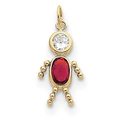 January Boy Birthstone Charm 10k Gold 10XCK157, MPN: 10XCK157, 716838192502