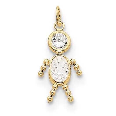 April Boy Birthstone Charm 10k Gold 10XCK163, MPN: 10XCK163, 716838192533
