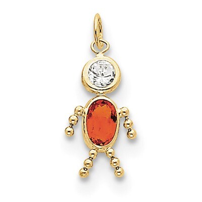 November Boy Birthstone Charm 10k Gold 10XCK177, MPN: 10XCK177, 716838192601