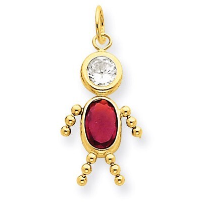 January Boy Birthstone Charm 14k Gold XCK157, MPN: XCK157, 716838170456