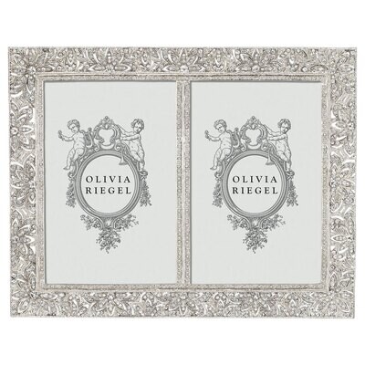 Olivia Riegel Silver Windsor 4 x 6 Double Inch Picture Frame RT1742, MPN: RT1742, 817655012414