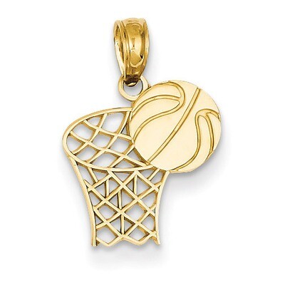 Basketball Hoop and Ball Penda 14k Gold C3777, MPN: C3777, 637218034543