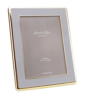 Addison Ross 4 x 6 Inch 30mm Gold &amp; Stone Grey Picture Frame Gold FR6507, MPN: FR6507, UPC/EAN: 502…