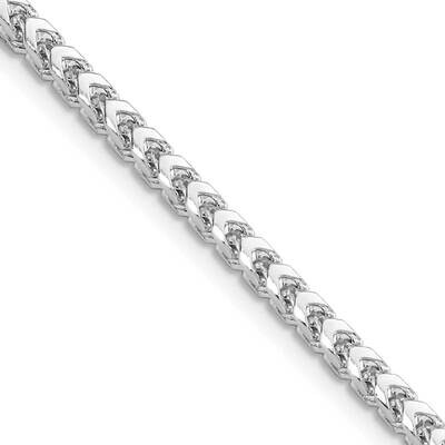 26 Inch 3mm Franco with Fancy Lobster Clasp Chain 14k White Gold WFRA100-26, MPN: WFRA100-26, 88395…