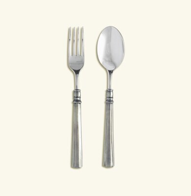 Match Pewter Lucia Serving Fork &amp; Spoon, MPN: a10602.0,