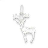 Deer Charm Sterling Silver QC117, MPN: QC117, 883957905136