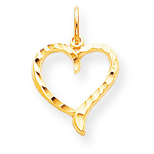Heart Charm 10k Gold 10C395, MPN: 10C395, 886774084442