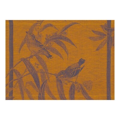 Le Jacquard Francais Voliere Blue Placemat 21 x 15 Inch 28260 Set of 4, MPN: 28260, 3660269282608
